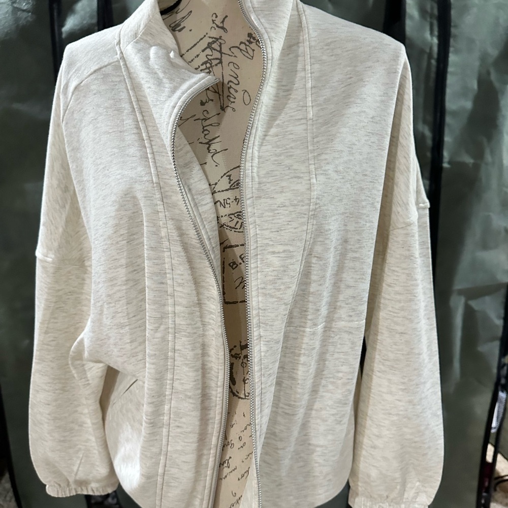 RBX Cream Zip-Up Jacket